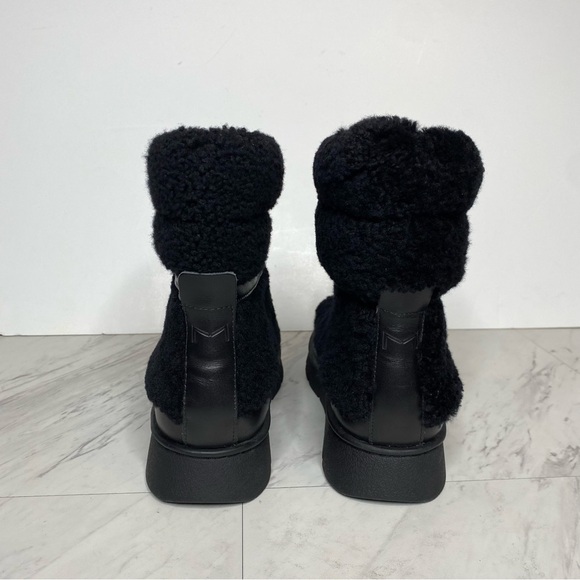 Marc Fisher Kamryn Black Fur Bootie 8M - Picture 3 of 14